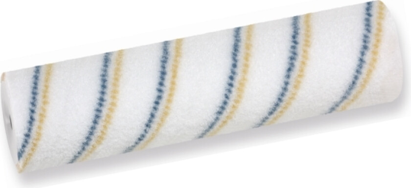 Malerrull stikk nylon7 blå/gul stripe 18 cm**