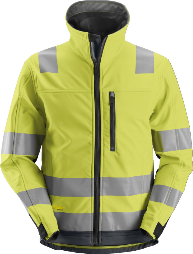 High-vis softshelljakke, klasse 3