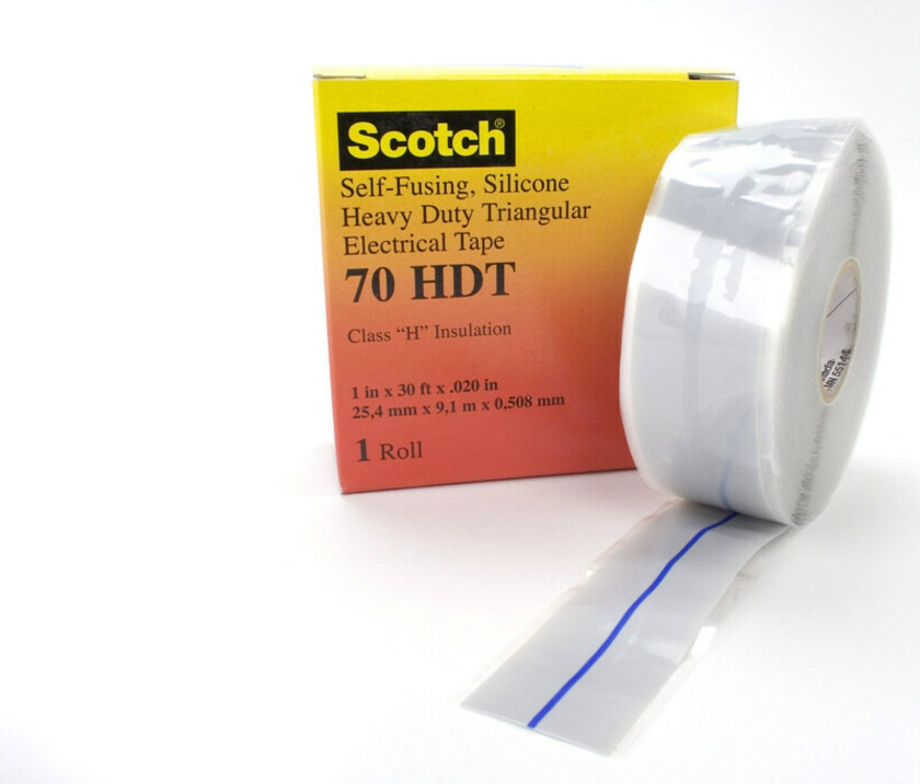 Scotch® 70 hdt selvvulkaniserende silikongummi elektrotape 25 mm x 9 m