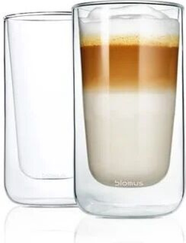 Nero isolerande latte macchiatoglass 2-stk. Klar
