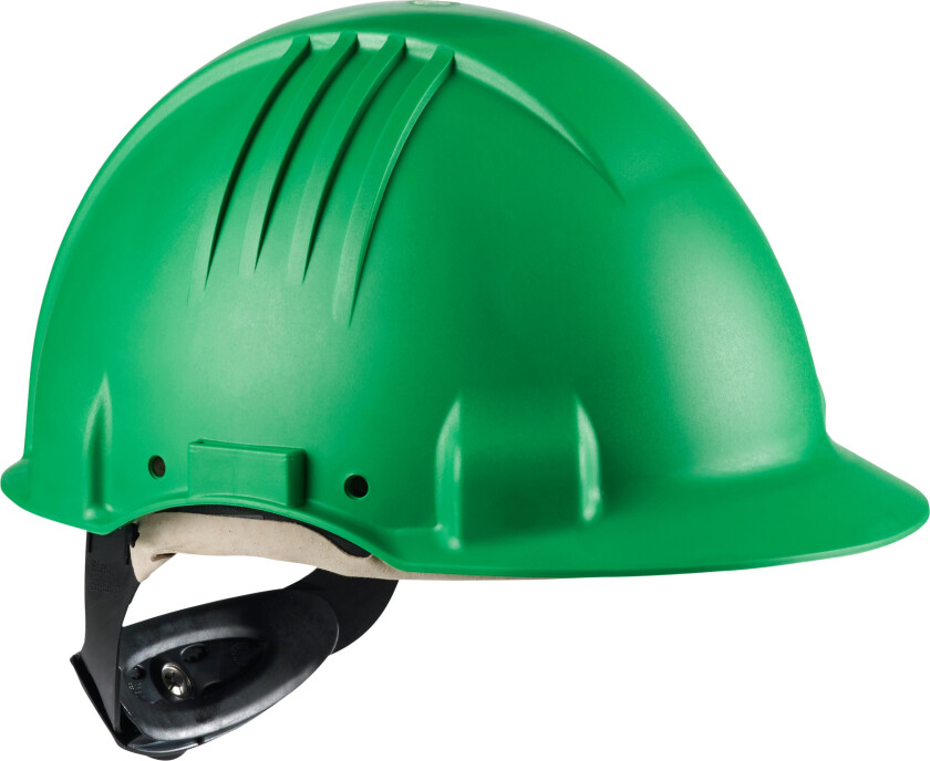 3m™ høy vernehjelm, rattjustering, ikke-ventilert, 1000 v, svettebånd av skinn, grønn, g3501m-gp, 20 ea/kartong