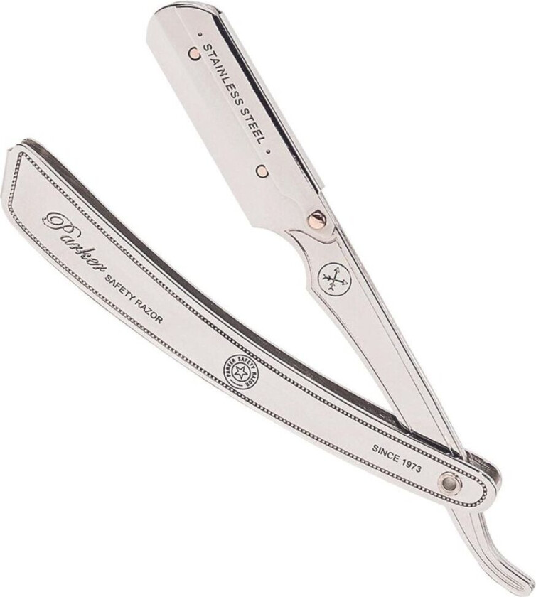 Parker Heavy-Duty Stainless-Steel Handle Clip Type Barber/straight Razor