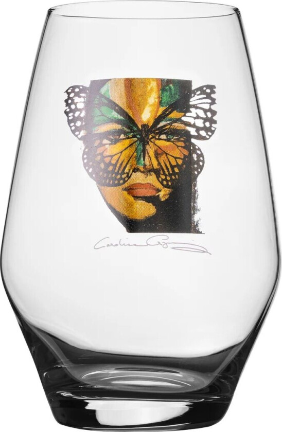 Golden Butterfly tumblerglass 35 cl Clear