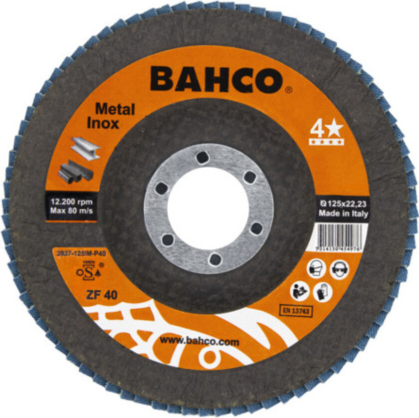 Lamellslipeskive zirk 125 p60