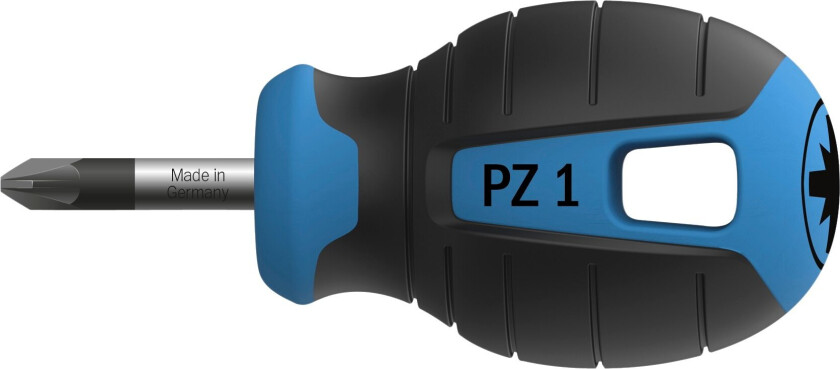 Stubby pozidriv skrutrekker stubby pz 1x25