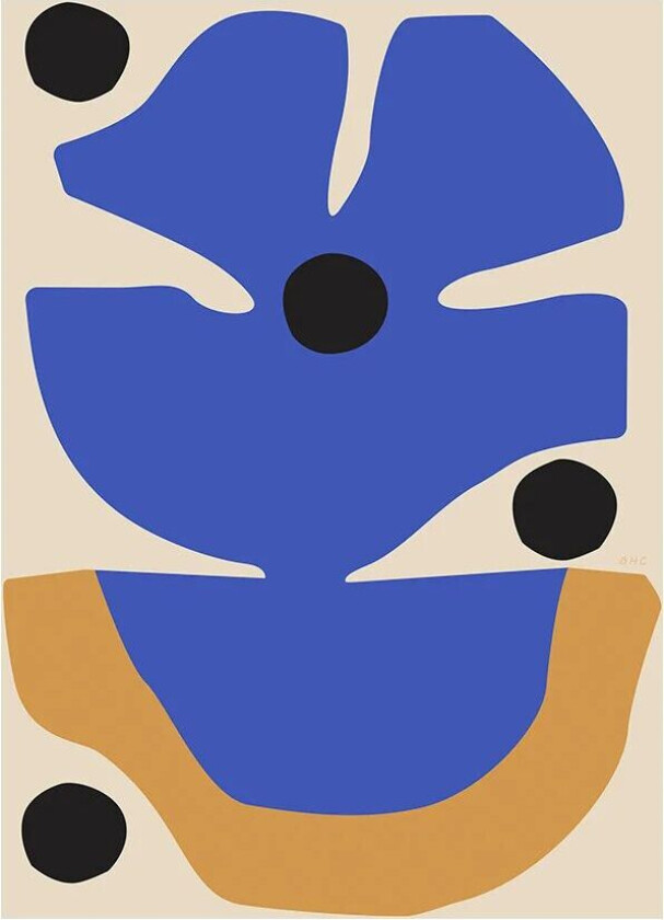 Flor Azul plakat 30 x 40 cm