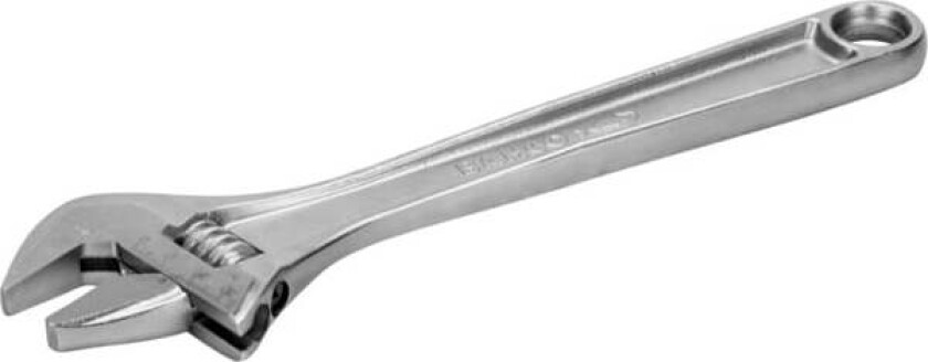 Skiftenøkkel 10" forkrommet ip