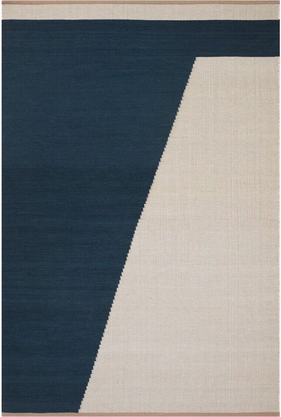 Una ullteppe 230x320 cm Dark blue-beige-off white