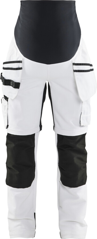 Paint trouser for pregnant stretch htp kp hvit/svart