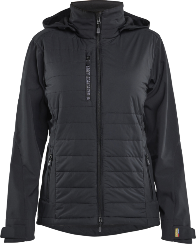 Hybridjakke – Slitesterk og Varm ( 811519277, Svart, Dame, 1 Stykk, størrelse- XXL)