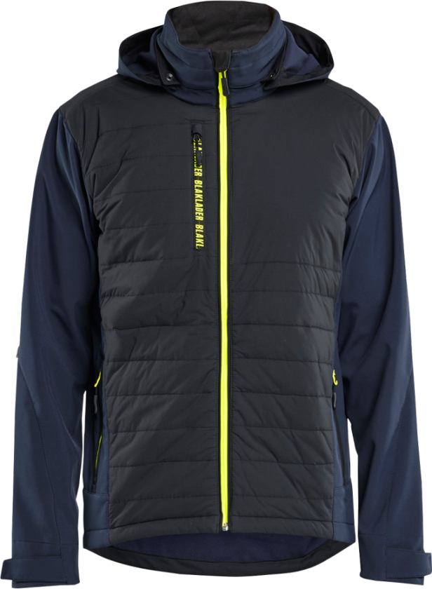Hybridjakke – Vanntett og Pustende ( 811519310, Marine/Gul, 1 Stykk, størrelse-4XL )