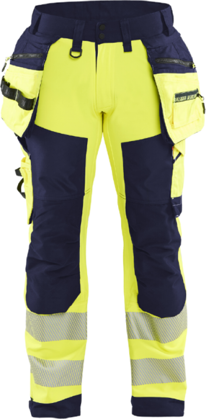 Varselbukse – Vanntett, Pustende ( 811515034, Gul/Marine, 1 Stykk, størrelse-D100 )