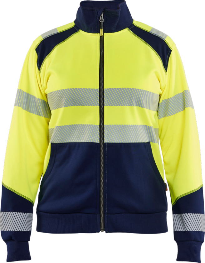 Gensere – Høy synlighet, komfortabel passform ( 811518472, Gul/Marine, Dame, 1 Stykk, størrelse- M)