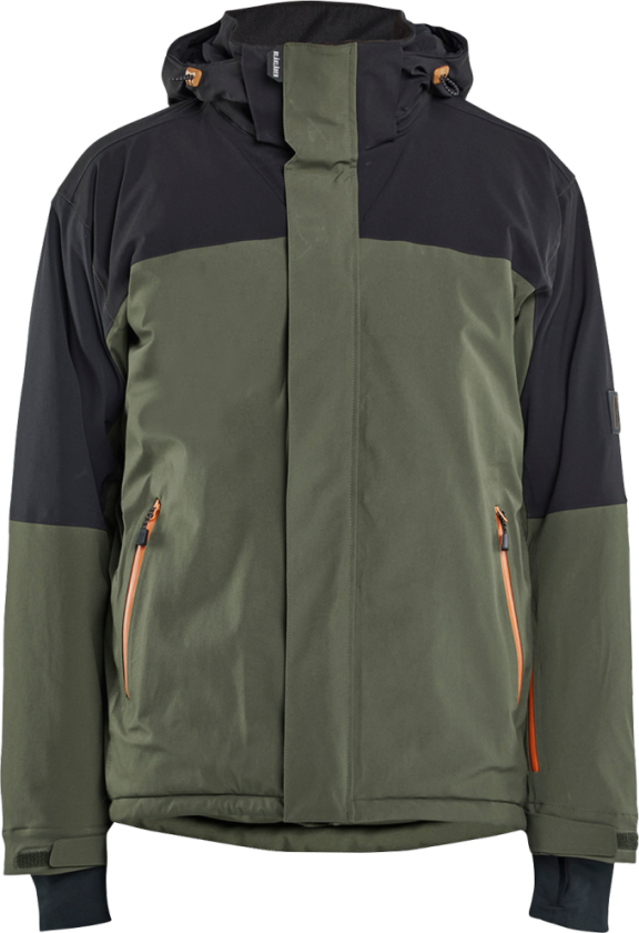 Vinterjakke – Vanntett, vindtett ( 811519568, Grønn/Rust, 1 Stykk, størrelse-3XL )