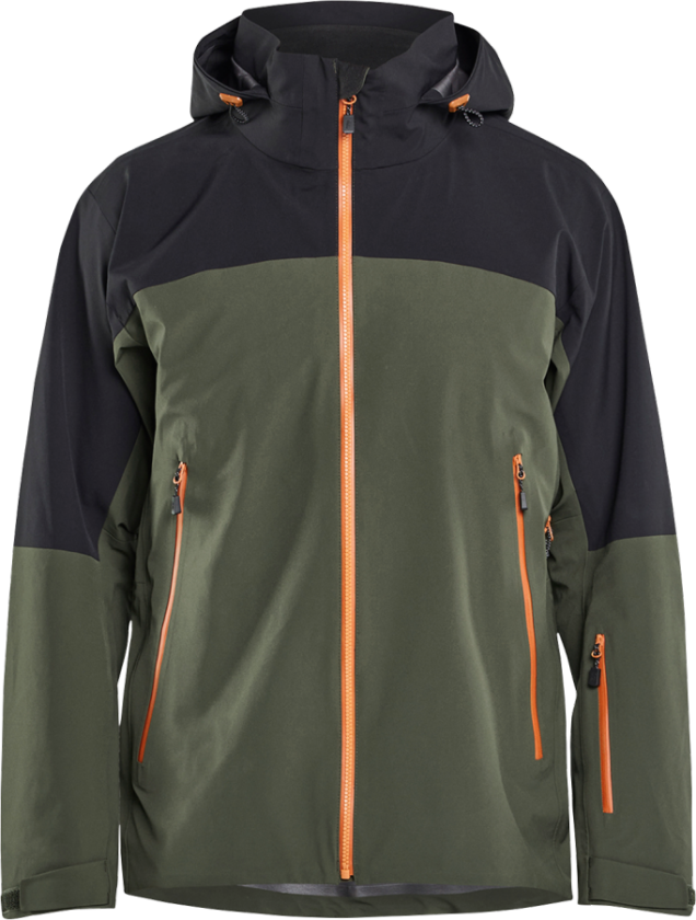 Skalljakke – Vanntett, vindtett ( 811519533, Grønn/Rust, 1 Stykk, størrelse-L )