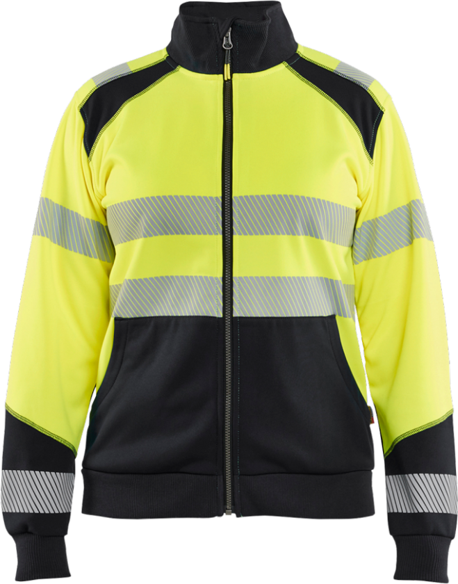 Gensere – Høy synlighet, komfortabel passform ( 811518482, Gul/Svart, Dame, 1 Stykk, størrelse- XXL)