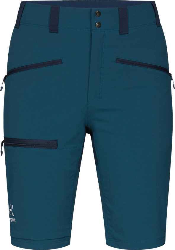 Women's Mid Slim Shorts (2021) 34, Dark Ocean/Tarn Blue