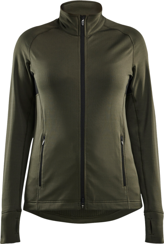 Fleecejakke – Komfort og Holdbarhet ( 811519349, Grønn, Dame, 1 Stykk, størrelse- 3XL)