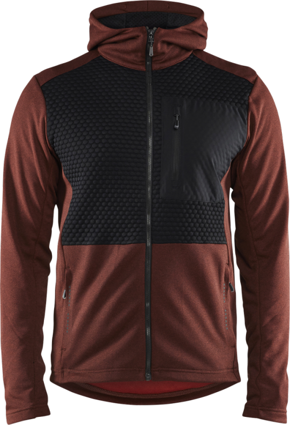 Hettegenser – Komfortabel og Praktisk ( 811516293, Rød/Svart, 1 Stykk, størrelse-2XL )