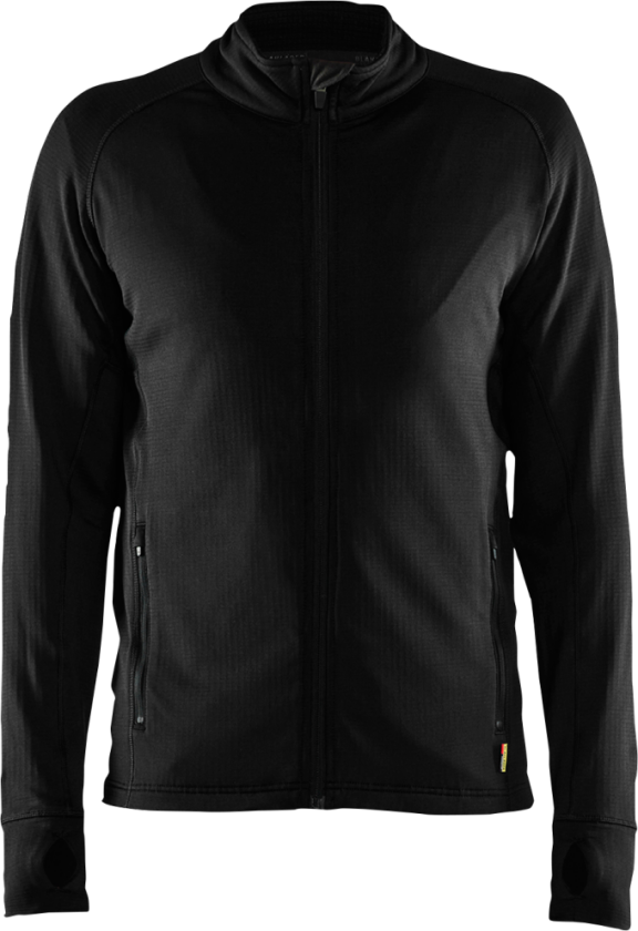 Fleecejakke – Beskytter Mot Vind ( 811519299, Svart, 1 Stykk, størrelse-XL )