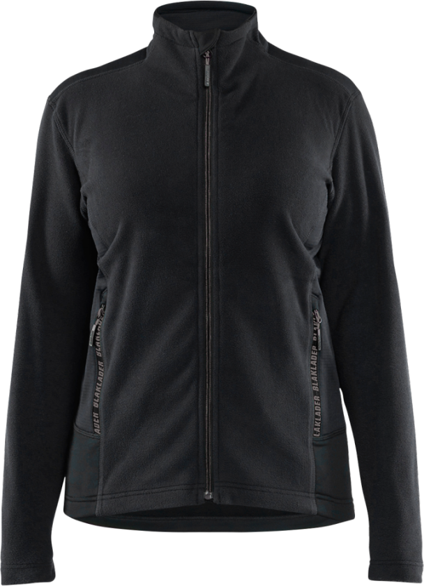 Fleecejakke – Komfortabel og Vindbeskyttelse ( 811519501, Svart/Grå, 1 Stykk, størrelse-M )