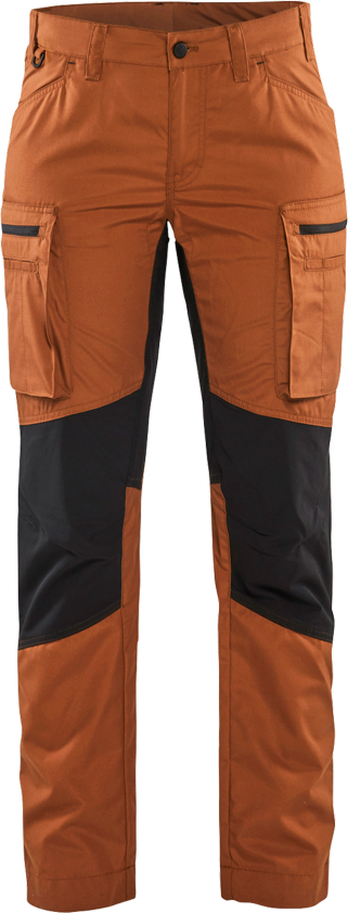 Bukser – Komfort og Bevegelighet ( 811521771, Rust/Svart, Dame, 1 Stykk, størrelse- 32)