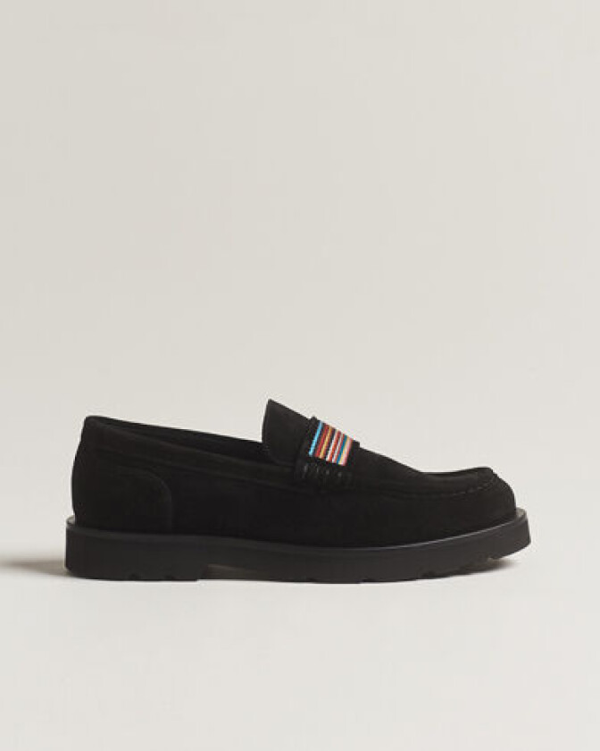 Bancroft Suede Loafer Black