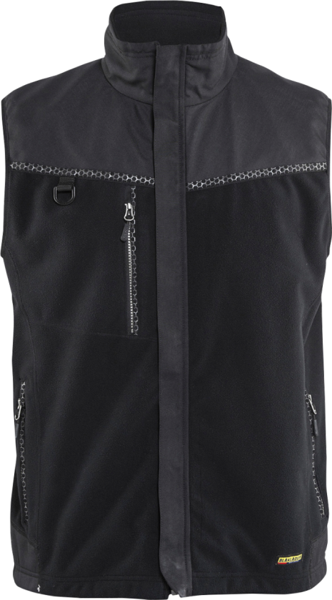 Fleecevest – Vindtett, Pustende ( 811499006, Svart, 1 Stykk, størrelse-M )
