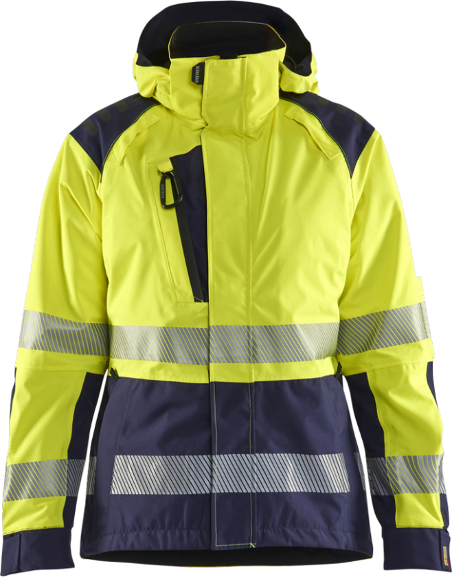 Skalljakke – Vind- og vanntett ( 811516519, Gul/Marine, Dame, 1 Stykk, størrelse- 3XL)