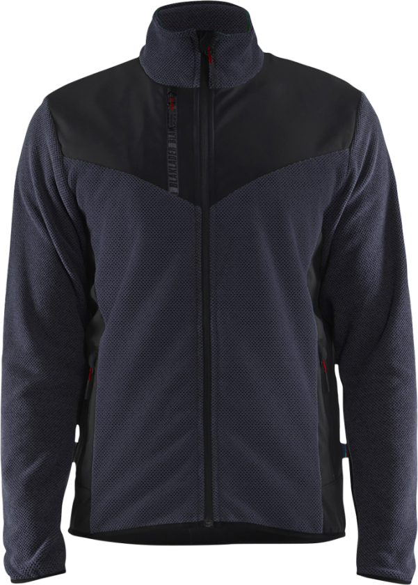 Fleecejakke – Komfortabel og Slitesterk ( 811516679, Marine/Svart, 1 Stykk, størrelse-3XL )