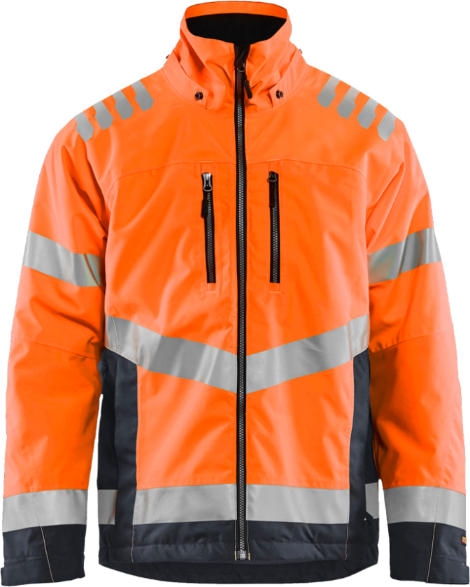 Vinterjakke – Lett, Pustende Beskyttelse ( 811512431, Oransje/Grå, 1 Stykk, størrelse-L )