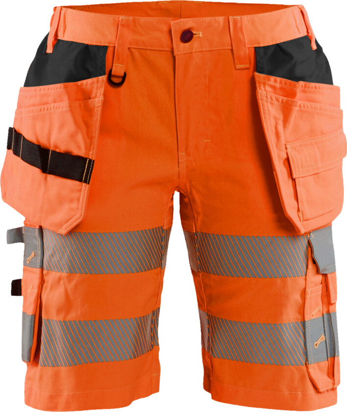 Varselshorts stretch dame klasse 1 orange
