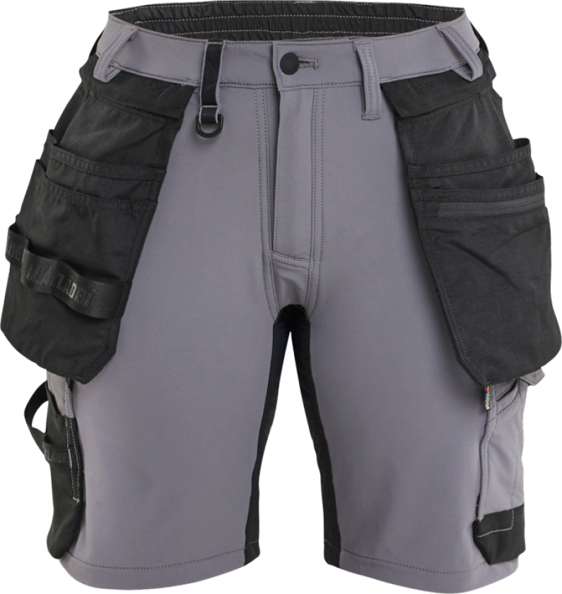 Shorts – Komfortabel og Slitesterk ( 811521658, Grå/Svart, Dame, 1 Stykk, størrelse- 54)