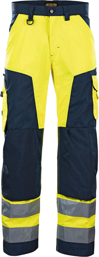 Bukser – Vannavvisende, HI-Vis ( 811497430, Gul/Marine, 1 Stykk, størrelse-C48 )
