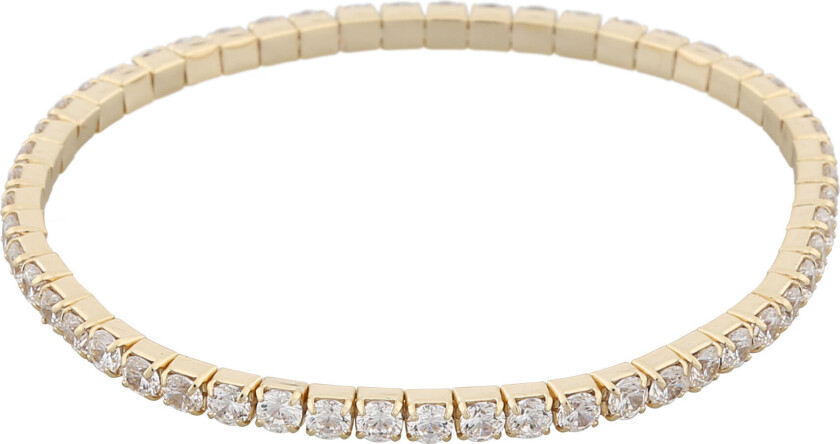 Snö Of Sweden Meadow Elastic Bracelet Gold/Clear S/M