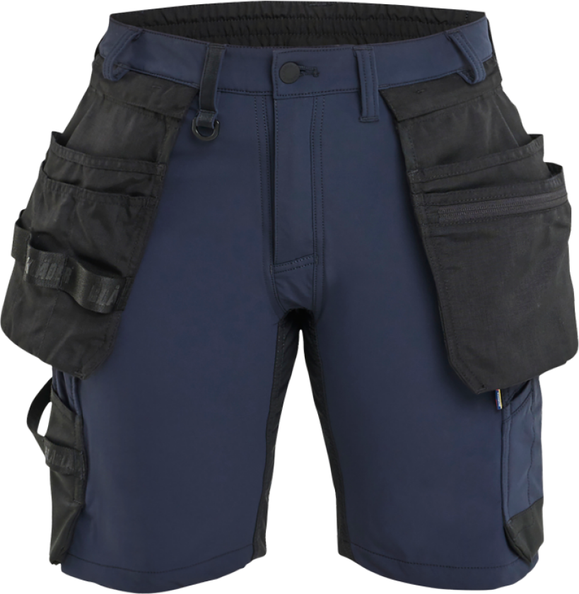 Shorts – Komfortabel og Slitesterk ( 811521636, Marine/Svart, Dame, 1 Stykk, størrelse- 34)