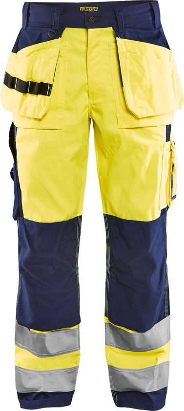 Bukser – Høy Synlighet, Spikerlommer ( 811402833, Gul/Marine, 1 Stykk, størrelse-C54 )