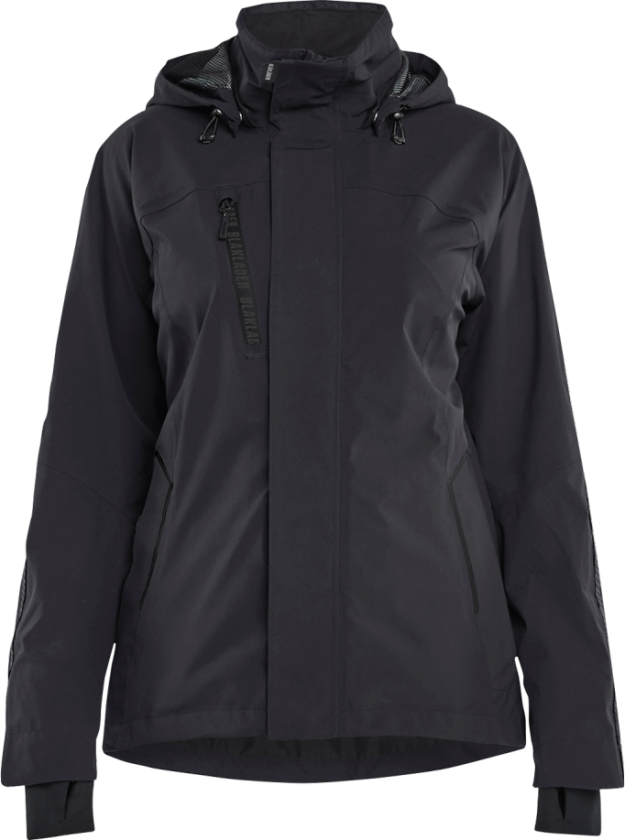 Skalljakke – Vind- og vanntett, Pustende ( 811519005, Svart, Dame, 1 Stykk, størrelse- 3XL)
