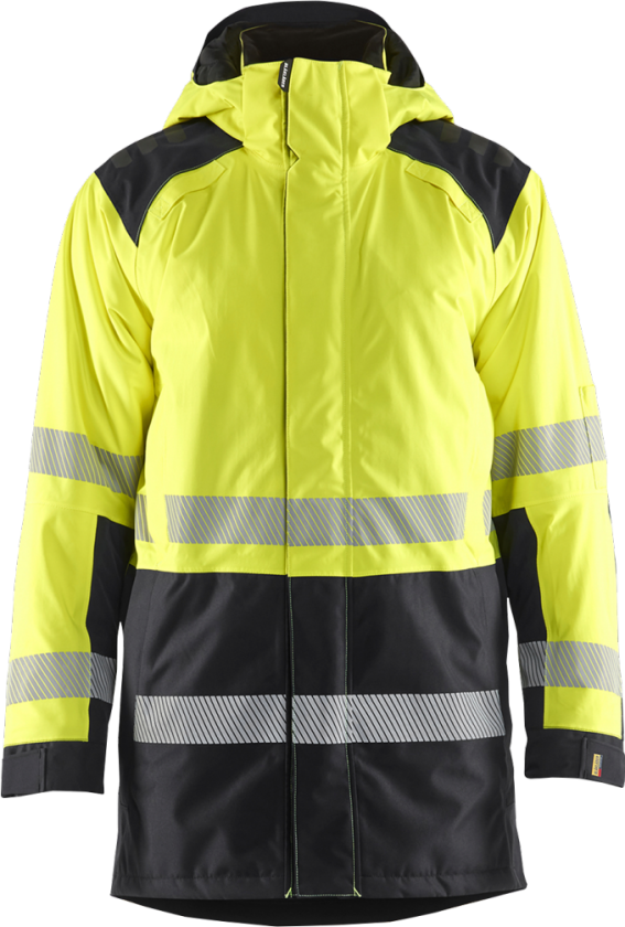 Vinterparkas – Vind- og vanntett ( 811517265, Gul/Svart, 1 Stykk, størrelse-3XL )