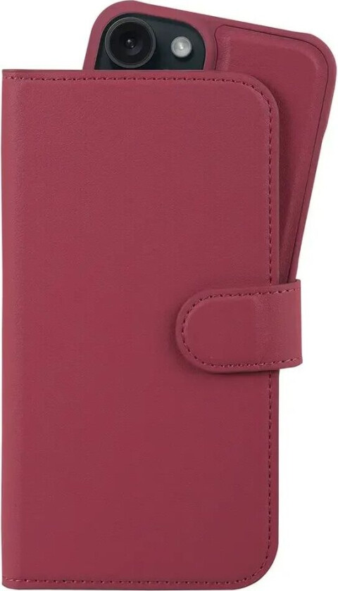 Holdit iPhone 14 / 13 Wallet Case Magnet Plus - Flip Deksel - Red Velvet