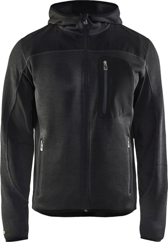 Softshell-Jakke – Komfortabel og Slitesterk ( 811490952, Mørkegrå/Svart, 1 Stykk, størrelse-S )