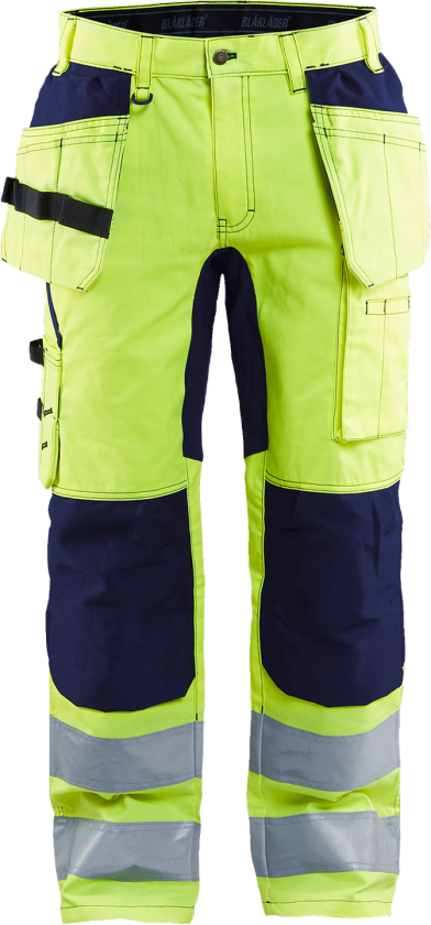 Bukse – Høy Synlighet, Komfortabel ( 811500734, Gul/Marine, 1 Stykk, størrelse-C52 )