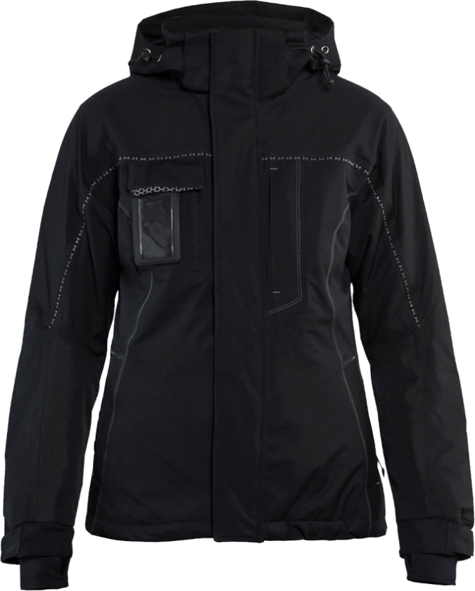 Vinterjakke – Vind- og vanntett ( 811501873, Svart, Dame, 1 Stykk, størrelse- XL)