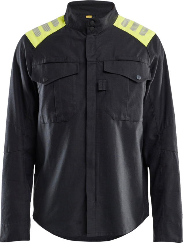 Industrijakke – Sikkerhet og Komfort ( 811519042, Svart/Gul, 1 Stykk, størrelse-XS )