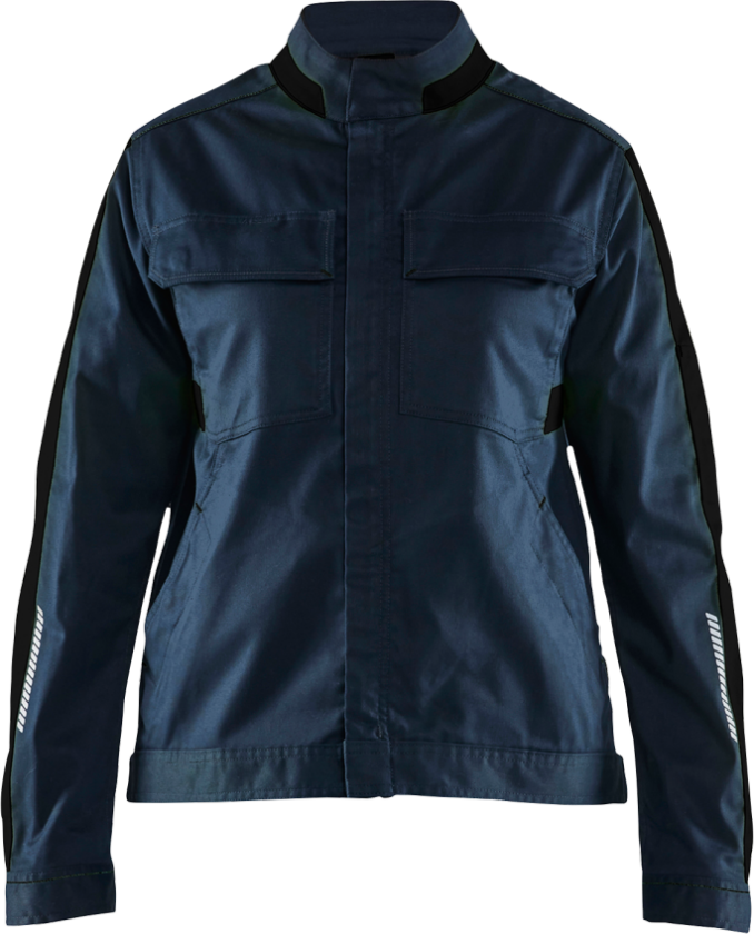 Jakke – Ripefri, Høy Bevegelsesfrihet ( 811519068, Marine/Svart, Dame, 1 Stykk, størrelse- M)
