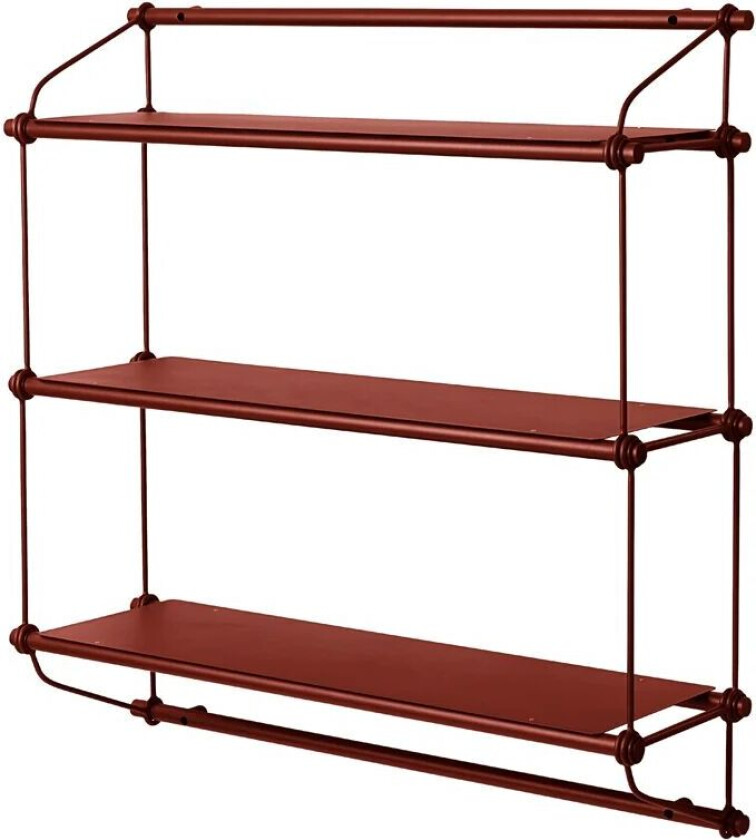 Parade hylle oxide red, 3 hyller