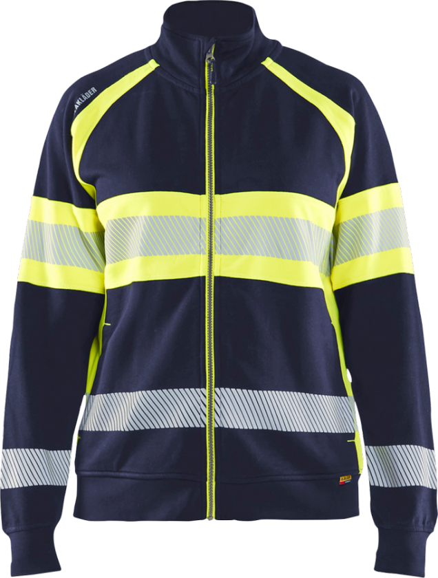 Varselgenser – Høy Synlighet, Komfort ( 811518451, Marine/Gul, Dame, 1 Stykk, størrelse- M)