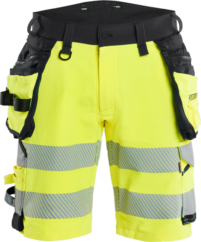 Shorts – Slitesterk, Praktisk ( 811519601, Gul/Svart, 1 Stykk, størrelse-46 )