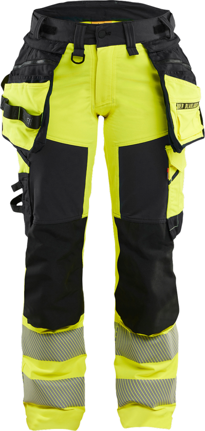 Arbeidsbukser – Komfortabel, funksjonell ( 811521333, Gul/Svart, Dame, 1 Stykk, størrelse- D23)