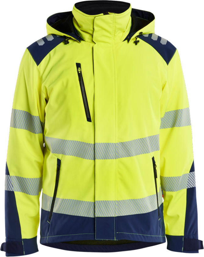 Vinterjakke – Vanntett, Pustende ( 811518911, Gul/Marineblå, 1 Stykk, størrelse-XS )